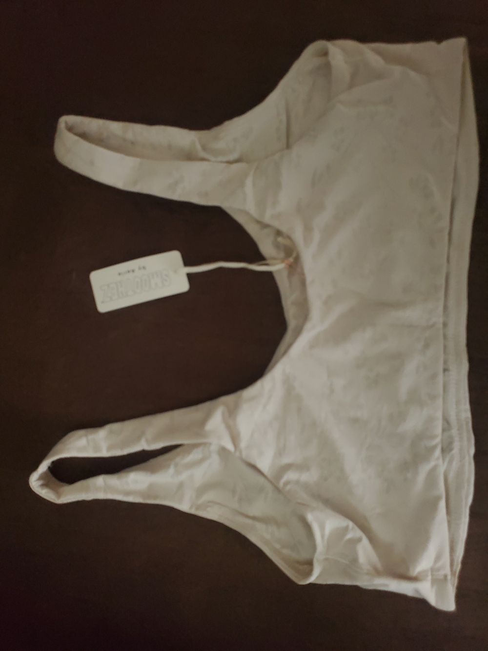 aerie light cream wireless bralette